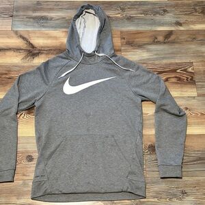 Nike Gray and White Sweatshirts for Casual Comfort